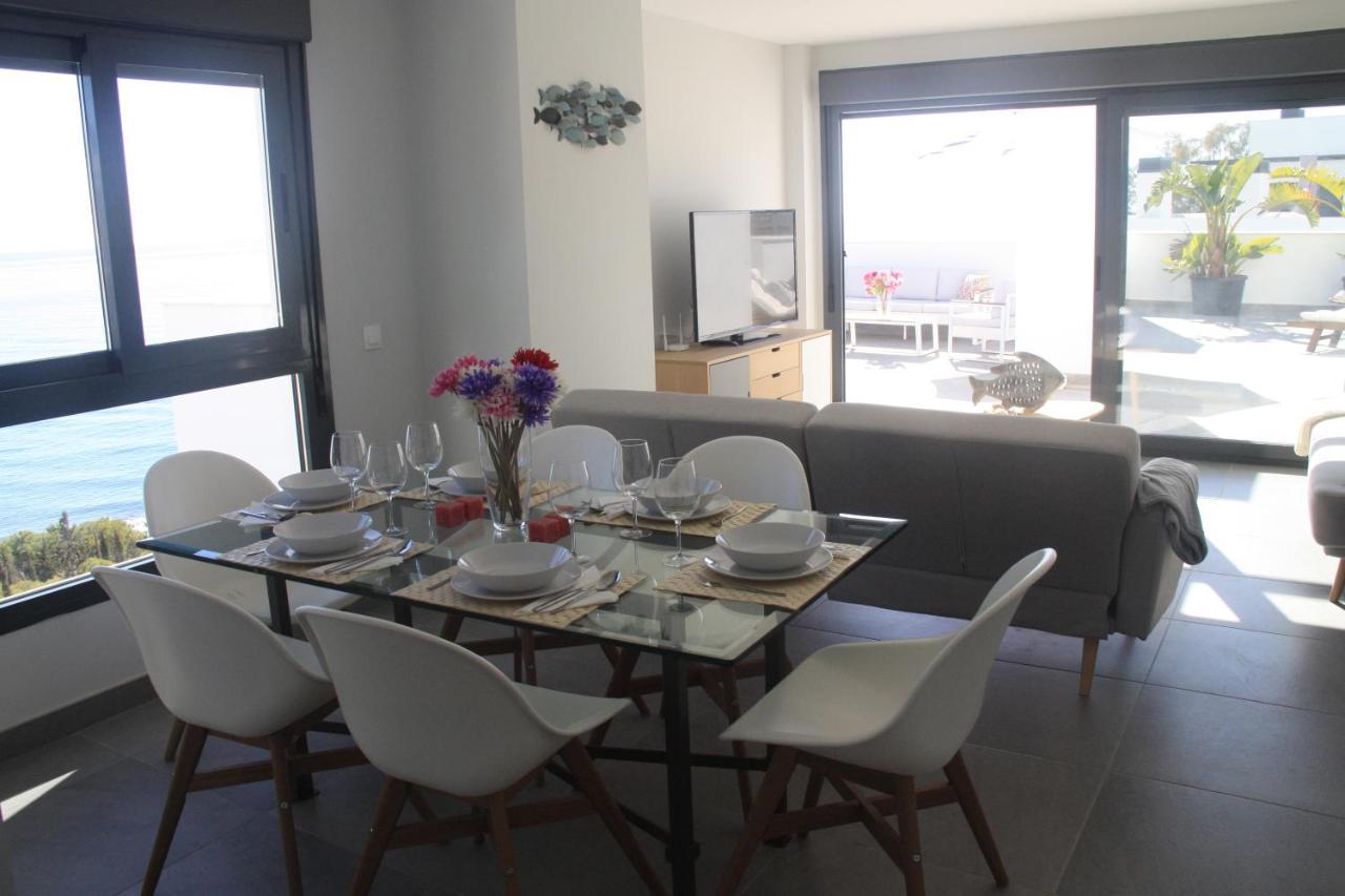 Sunny Penthouse Beach Apartment With Panoramic Views Almuñécar Eksteriør billede